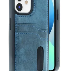 Newface İphone 11 Kılıf Sara Kartvizitli Deri Kılıf - Lacivert