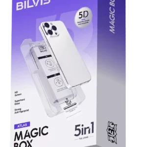 Newface Apple İphone 17 Pro Bilvis 5in1 3d Magic Cam Ekran Koruyucu - Siyah