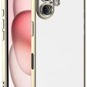 Newface Apple İphone 17 Razer Lensli Silikon - Gold