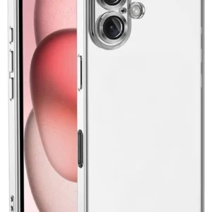 Newface Apple İphone 17 Razer Lensli Silikon - Gümüş