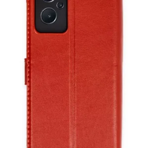 Newface Realme 9i 4g Trend S Plus Kapaklı Kılıf - Kırmızı