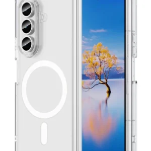 Newface Samsung Galaxy Z Fold 7 Kılıf Magneticsafe Şeffaf Silikon - Şeffaf