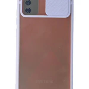 Newface Samsung Galaxy A02s Kılıf Palm Buzlu Kamera Sürgülü Silikon - Lila