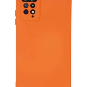 Newface Xiaomi Redmi Note 11 Pro Kılıf Nano İçi Kadife Silikon - Turuncu