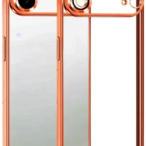 Newface Apple İphone 17 Air Razer Lensli Silikon - Turuncu