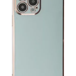 Newface İphone 15 Pro Max Kılıf Volet Silikon - Açık Yeşil