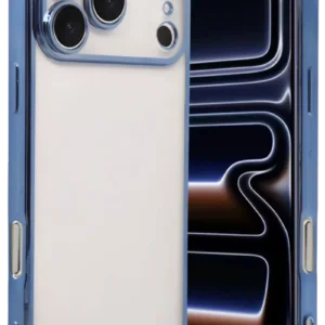 Newface Apple İphone 17 Pro Max Razer Lensli Silikon - Açık Mavi