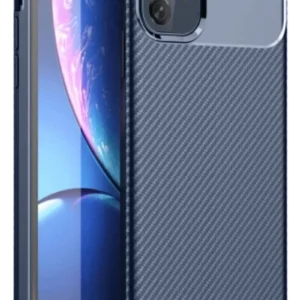 Newface İphone 11 Kılıf Auto Focus Karbon Kapak - Lacivert