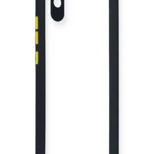 Newface Xiaomi Redmi 9a Kılıf Miami Şeffaf Silikon - Lacivert