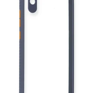 Newface Xiaomi Redmi 9a Kılıf Miami Şeffaf Silikon - Gri