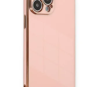 Newface İphone 15 Pro Kılıf Volet Silikon - Pembe