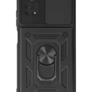 Newface Xiaomi Poco X4 Pro 5g Kılıf Pars Lens Yüzüklü Silikon - Siyah