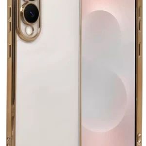 Newface Samsung Galaxy S25 Edge Razer Lensli Silikon - Gold