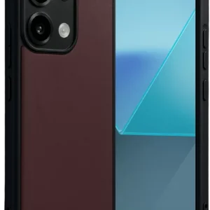 Newface Xiaomi Redmi Note 13 4g Kılıf Aras Deri Kapak - Bordo