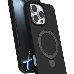 Newface Apple İphone 16 Pro Regal Magsafe Standlı Kapak - Siyah