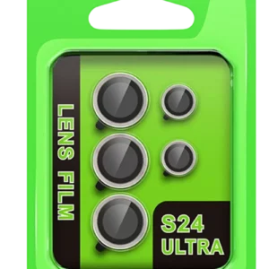 Newface Samsung Galaxy S24 Ultra Raze Metal Kamera Lens - Gri