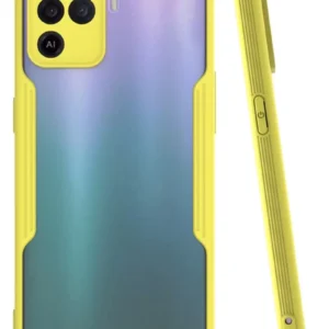 Newface Oppo Reno 5 Lite Kılıf Platin Silikon - Sarı