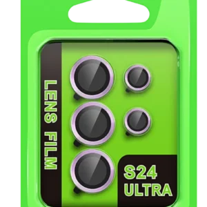 Newface Samsung Galaxy S24 Ultra Raze Metal Kamera Lens - Mor