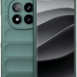 Newface Xiaomi Redmi Note 14 Pro 5g Kılıf Optimum Silikon - Koyu Yeşil