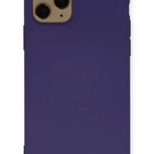 Newface İphone 11 Pro Kılıf Nano İçi Kadife Silikon - Mor