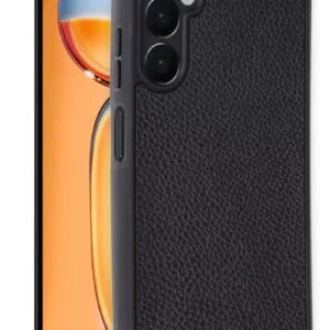 Newface Samsung Galaxy A36 Kılıf Aras Deri Kapak - Siyah