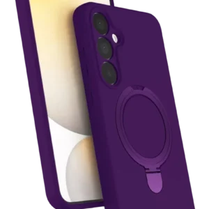 Newface Samsung Galaxy A35 5g Regal Magsafe Standlı Kapak - Derin Mor