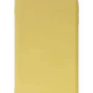 Newface İphone 7 Plus Kılıf Nano İçi Kadife Silikon - Sarı