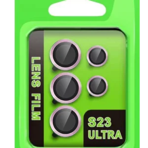 Newface Samsung Galaxy S23 Ultra Raze Metal Kamera Lens - Lila