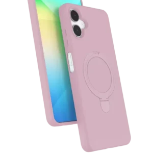 Newface Samsung Galaxy A06 Regal Magsafe Standlı Kapak - Açık Pembe