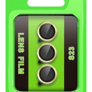 Newface Samsung Galaxy S23 Raze Metal Kamera Lens - Sarı