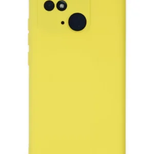 Newface Xiaomi Redmi 10c Kılıf Nano İçi Kadife Silikon - Sarı