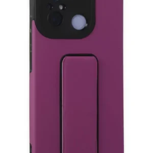 Newface Xiaomi Redmi 12c Kılıf Mega Standlı Silikon - Mor