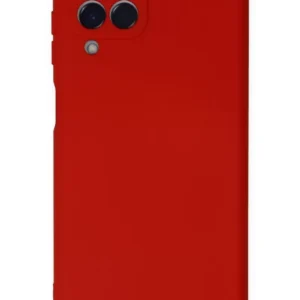 Newface Samsung Galaxy M33 Kılıf Nano İçi Kadife Silikon - Kırmızı