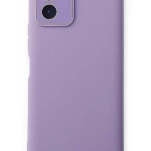 Newface Vivo Y15s Kılıf Lansman Glass Kapak - Lila