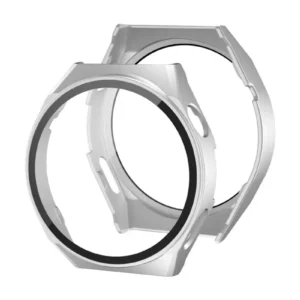 Newface Huawei Watch Gt3 Pro 46mm Dota Camlı Kasa Ekran Koruyucu - Gümüş