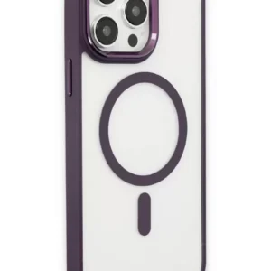 Newface İphone 15 Pro Max Kılıf Room Magneticsafe Silikon - Derin Mor