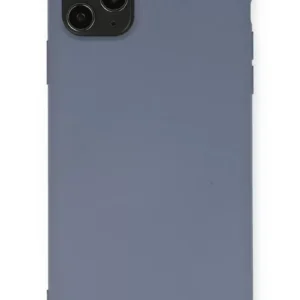Newface İphone 11 Pro Max Kılıf Nano İçi Kadife Silikon - Gri