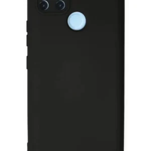 Newface Realme C25y Kılıf Nano İçi Kadife Silikon - Siyah