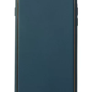 Newface İphone 7 Plus Kılıf Coco Deri Silikon Kapak - Mavi