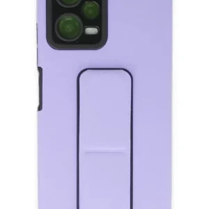 Newface Xiaomi Poco X5 5g Kılıf Mega Standlı Silikon - Lila