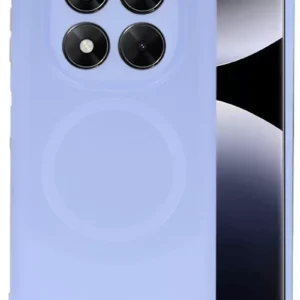 Newface Xiaomi Redmi Note 14 Pro 4g Kılıf Maya Karbon Kapak - Lila