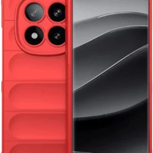 Newface Xiaomi Redmi Note 14 Pro 4g Kılıf Optimum Silikon - Kırmızı