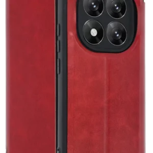 Newface Xiaomi Redmi Note 14 Pro 5g Kılıf Flip Cover - Kırmızı