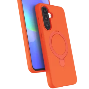 Newface Samsung Galaxy A26 Regal Magsafe Standlı Kapak - Turuncu