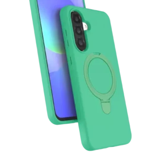 Newface Samsung Galaxy A26 Regal Magsafe Standlı Kapak - Yeşil