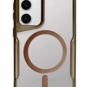 Newface Samsung Galaxy S23 Kılıf Boyi Magsafe Silikon Kapak - Kahverengi