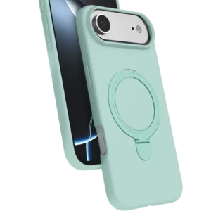 Newface Apple İphone 17 Air Regal Magsafe Standlı Kapak - Su Yeşili