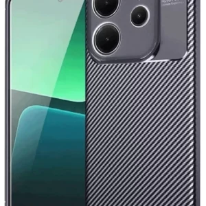 Newface Xiaomi Redmi Note 14 4g Kılıf Auto Focus Karbon Kapak - Lacivert