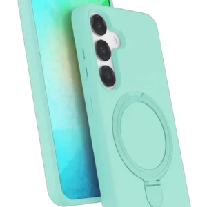 Newface Samsung Galaxy S25 Regal Magsafe Standlı Kapak - Su Yeşili