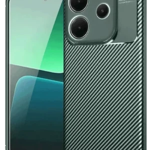 Newface Xiaomi Redmi Note 14 4g Kılıf Auto Focus Karbon Kapak - Koyu Yeşil